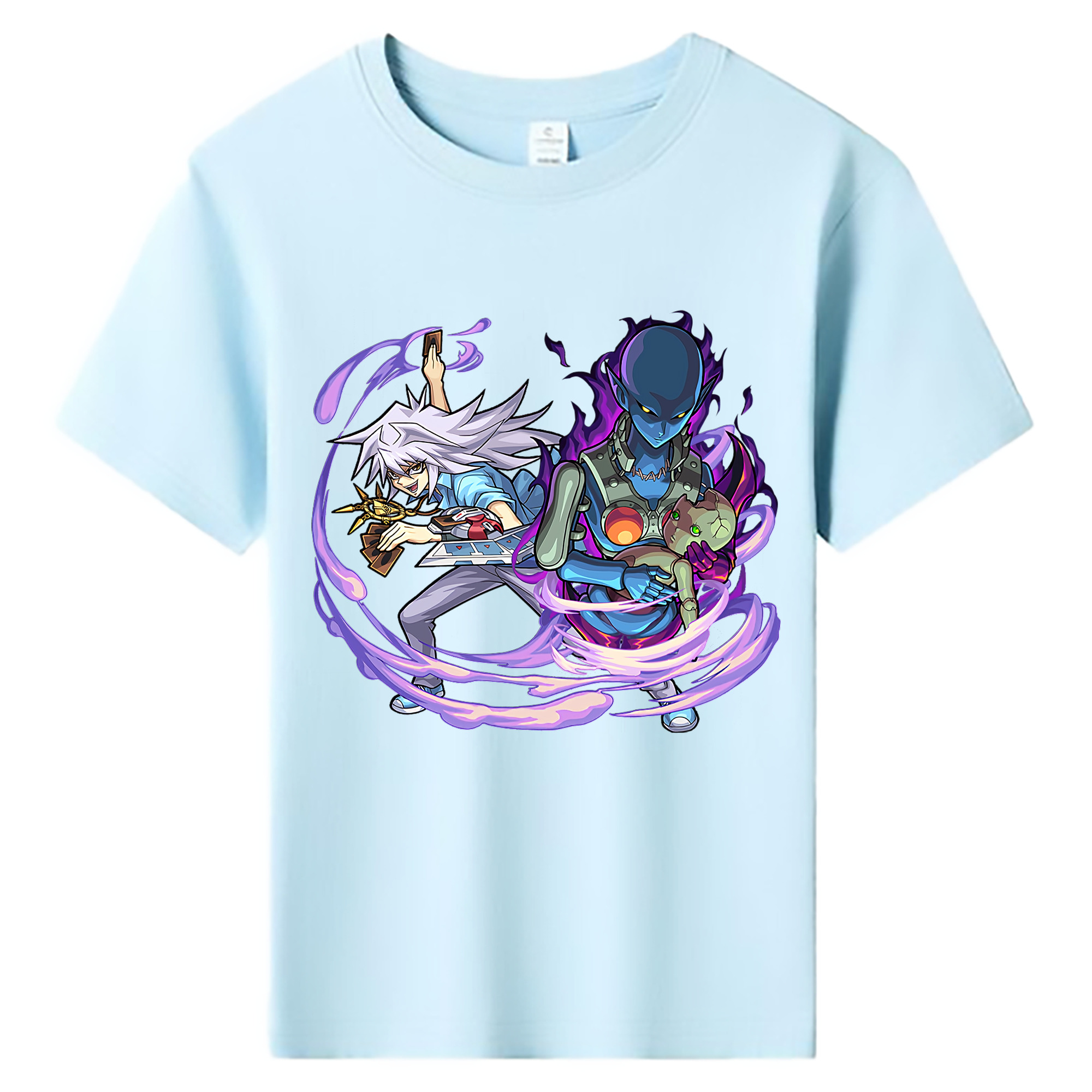 （画像用） 遊☆戯☆王 Yu-Gi-Oh! 綿100％キッズTシャツ（フロントプリント）